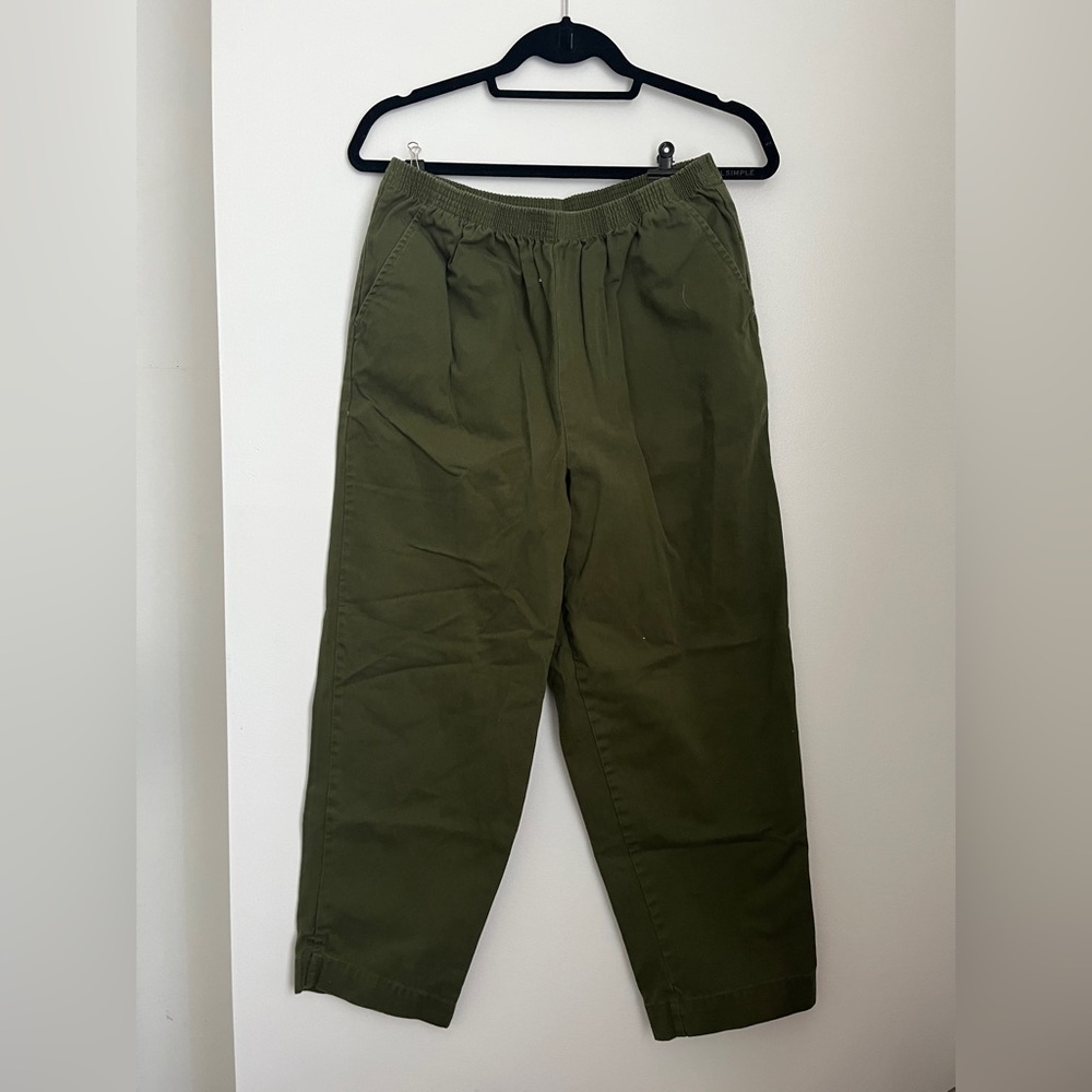 Olive green pants